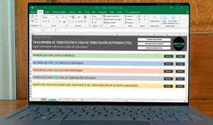 NUEVO Liquidador de Tasa Mínima de Tributación o Tasa de Tributación Depurada Año Gravable 2024