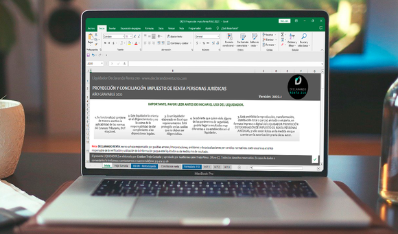 Liquidador de Proyección y conciliación del impuesto de Renta Personas Jurídicas Año Gravable 2022